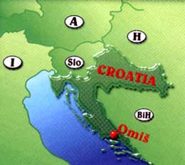 Omis - Kroatien