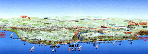 Omis - Kroatien