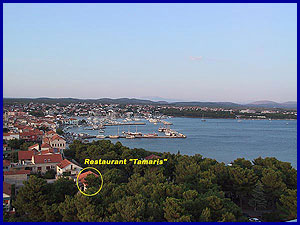 vodice, appartement, appartements, restaurant, kroatien, tribunj, tisno, betina, zaton, skradin, sibenik, rogoznica, primosten, trogir, spli, podstrana, omis, slano, peljesac, mljet, dubrovnik, cavtat, zupa, mlini, molunat, trstenik, trsteno, korcula, brijesta, sreser, viganj, zadar